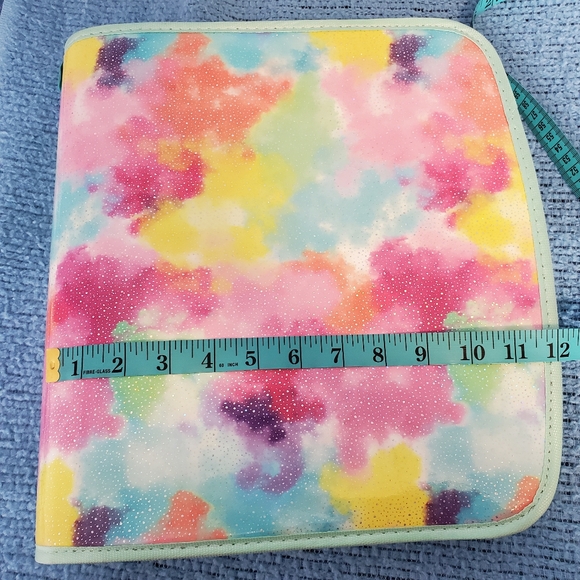 Pen+Gear 2" Zipper Binder, Watercolor Design - Picture 9 of 10